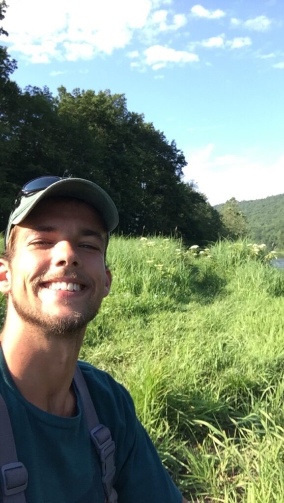 Portrait of Ethan in a field