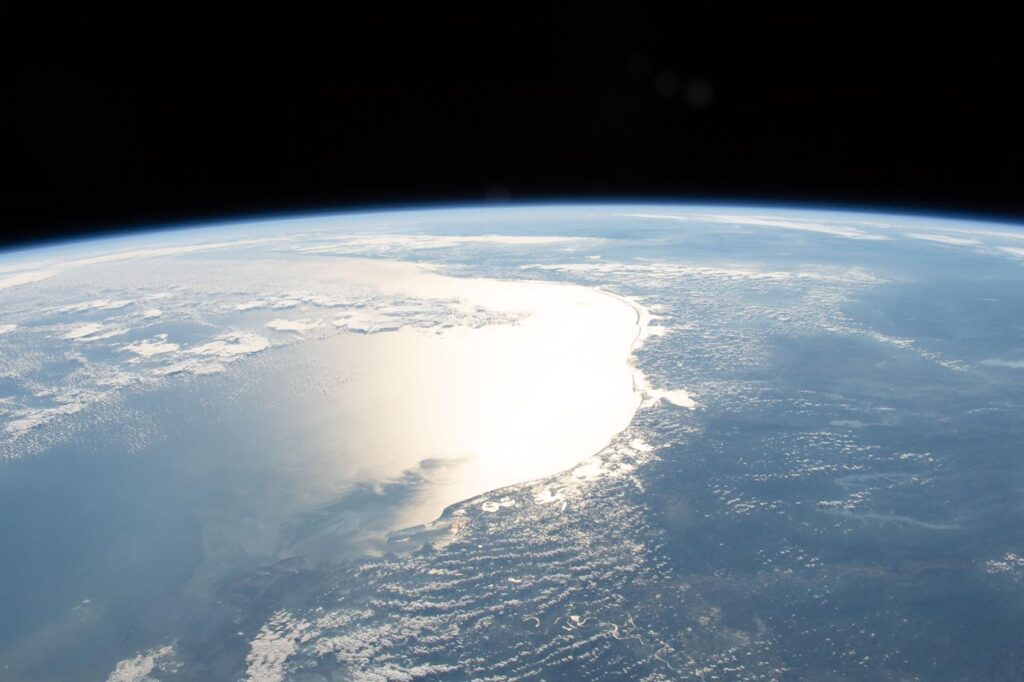 The Earth from orbit showing the Gulf of Mexico