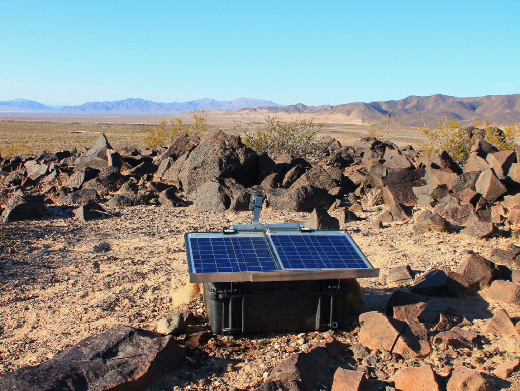 Seismometer in the desert