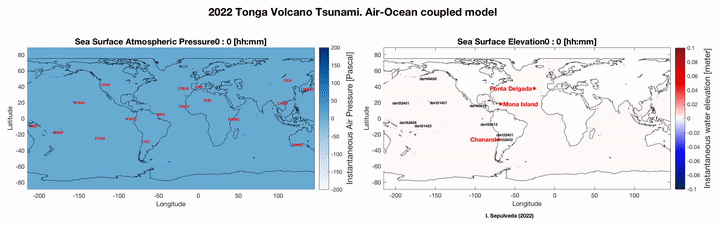 animation showing the Tonga volcano-tsunami impact.