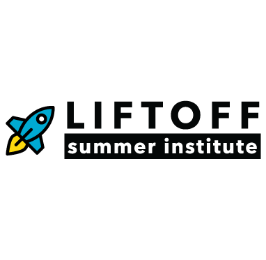 Logo for Liftoff. Text reads: Liftoff Summer Institute