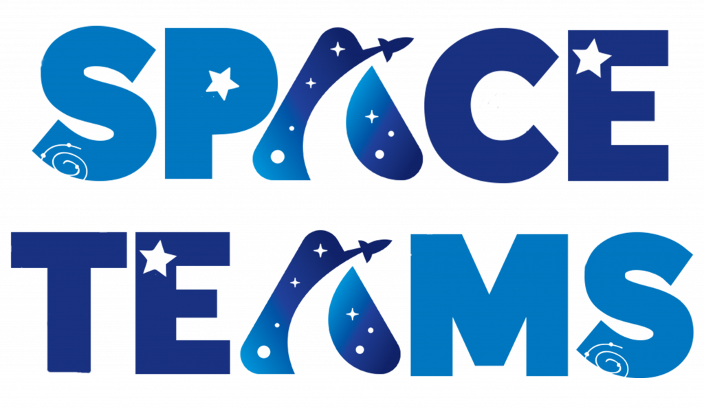 Space teams logo, stacked