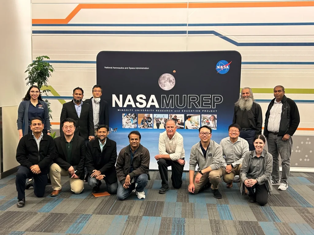 A photo of MPLAN principal investigator awardees from various minority-serving institutions at the 2023 NASA Better Together conference in San Jose, California. Credit: NASA