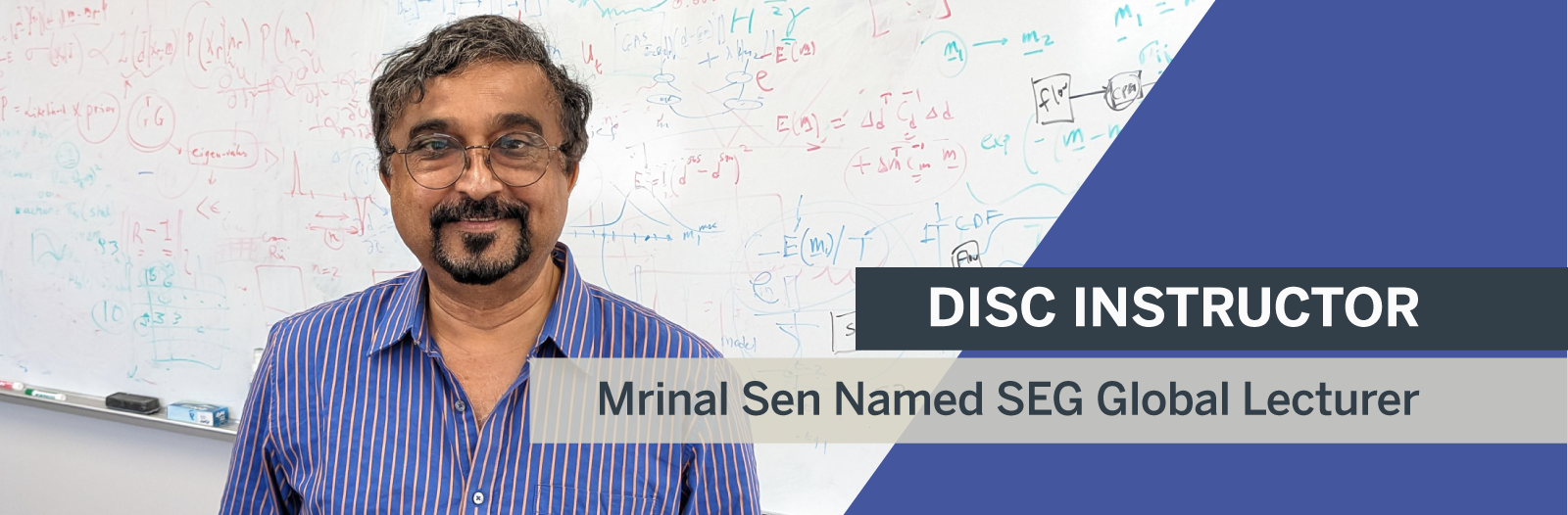 Mrinal Sen Named Global Lecturer for AI-Driven Physics and Data Analysis Course – Banner