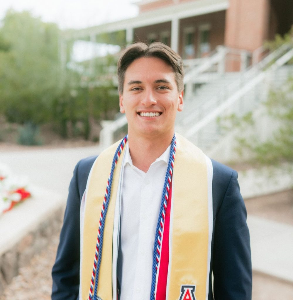 Portrait photo of Tanner.