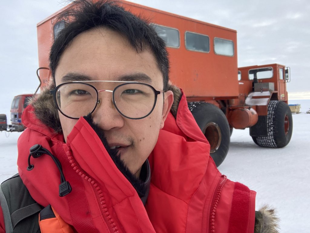 Portrait photo of Weisen in a polar environment.