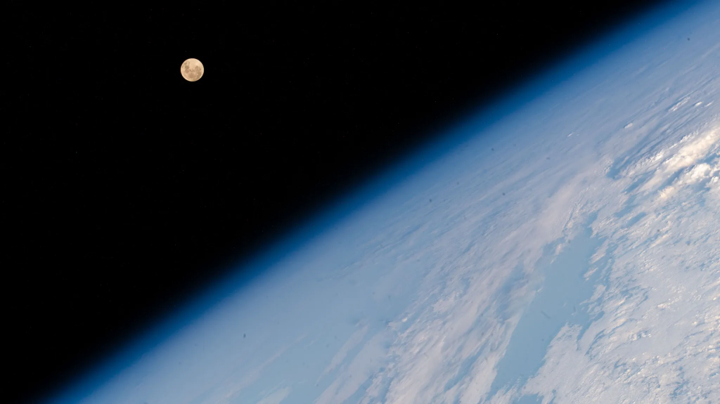 Image of the earth taken from the International Space Station