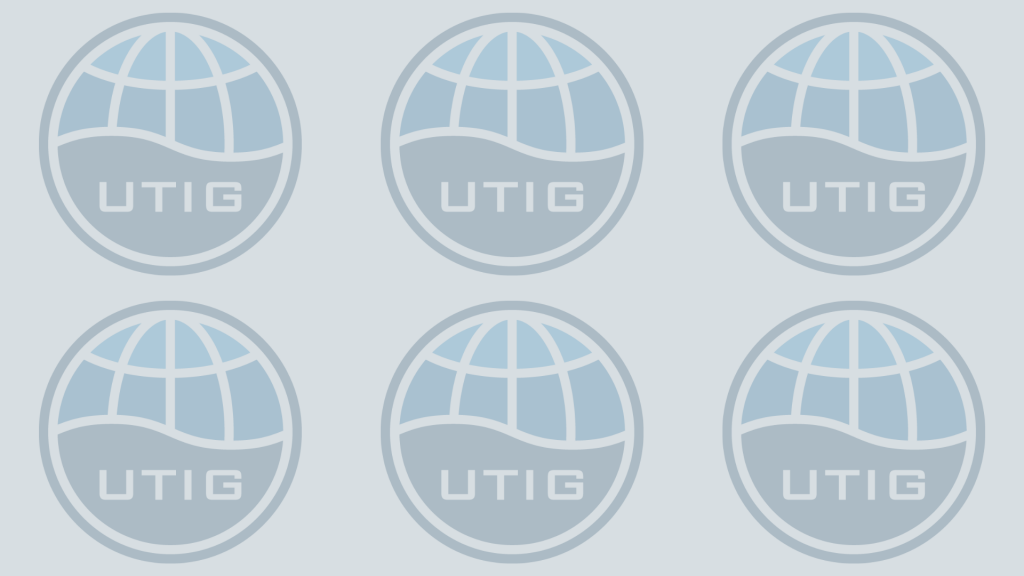 Overlaid pictures of the UTIG logo.